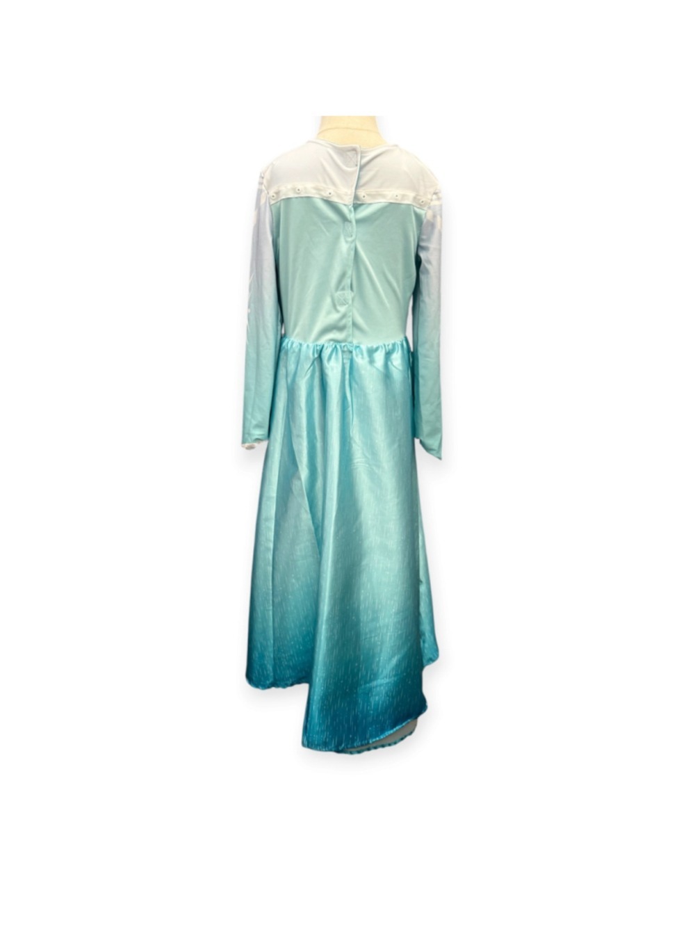 Disney Frozen Elsa Anna Reversible Girls Costume Dress with Cape Rare Med 8-10 - Picture 6 of 11